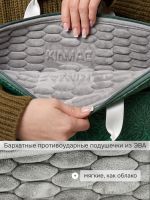 Сумка для ноутбука 15,6" и 17" с ремнем на плечо и большим карманом спереди (Бирюзовый цветок)