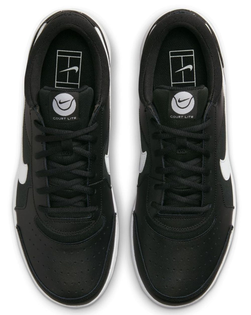 Мужские кроссовки теннисные Nike Zoom Court Lite 3 HC - black/white