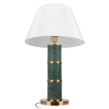 Настольная лампа 1*Е27 10447T бронза/зелёный Malachite LOFT IT
