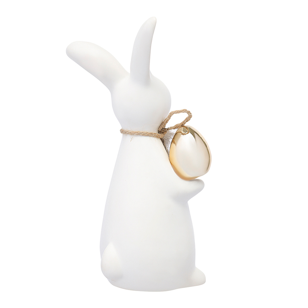 Декор пасхальный из фарфора easter bunny из коллекции essential, 7,7х6,9x17 см