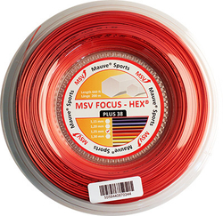 Струны теннисные MSV Focus Hex Plus 38 (200 m) - red