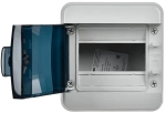 Корпус пластиковый КМПн-6 IP65 черная прозрачная дверь TEKFOR IEK