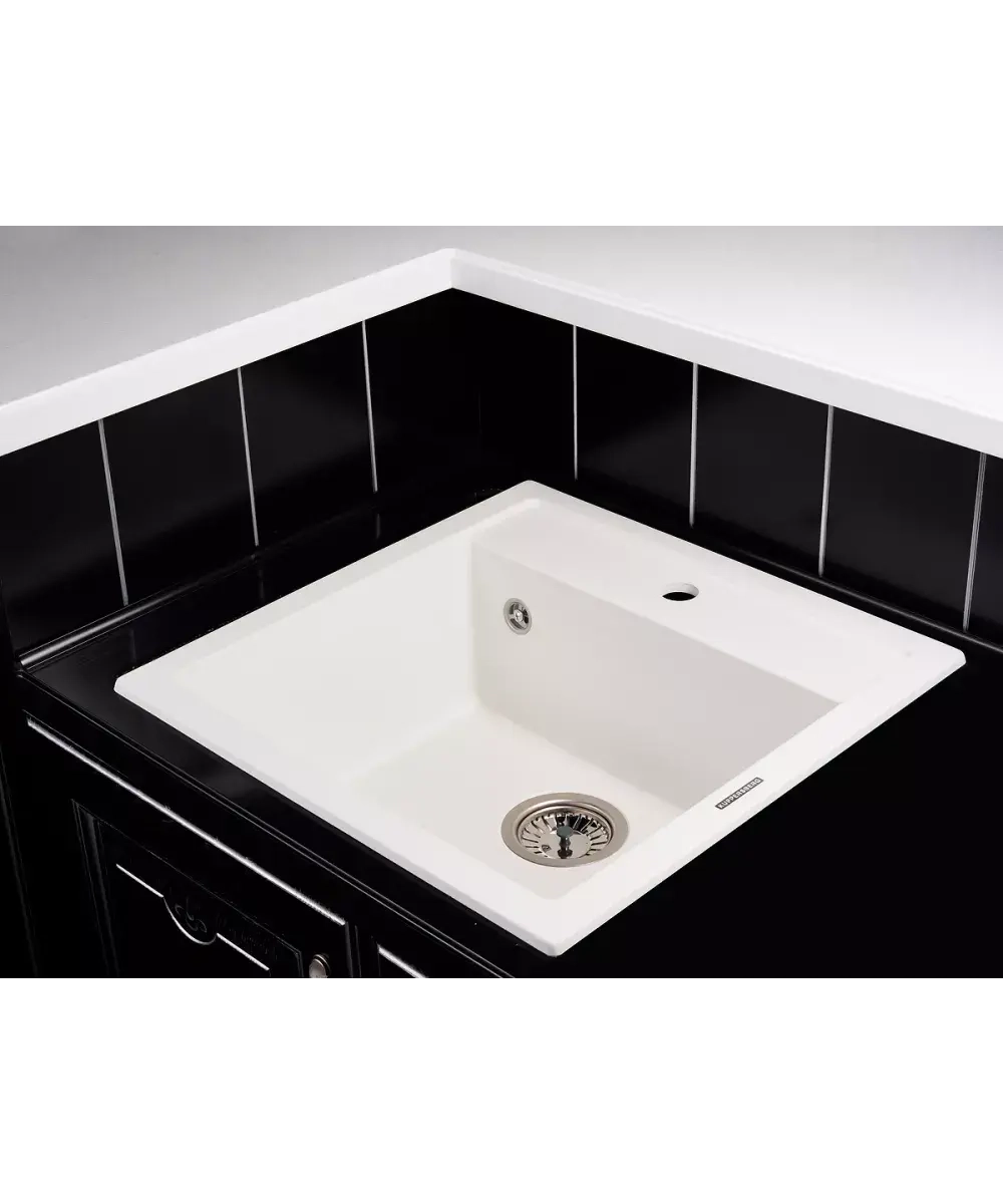 Кухонная мойка Kuppersberg MODENA 1B WHITE ALABAS фото 2