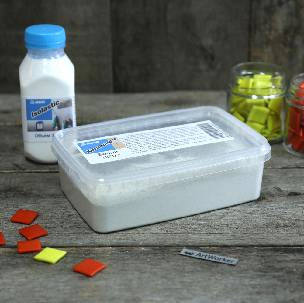 Клей для мозаики Kerabond T белый 1 кг в ArtWorker