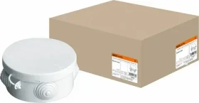 Распаячная коробка с крышкой 85х40 мм IP54, 4вх.  SQ1401-0102