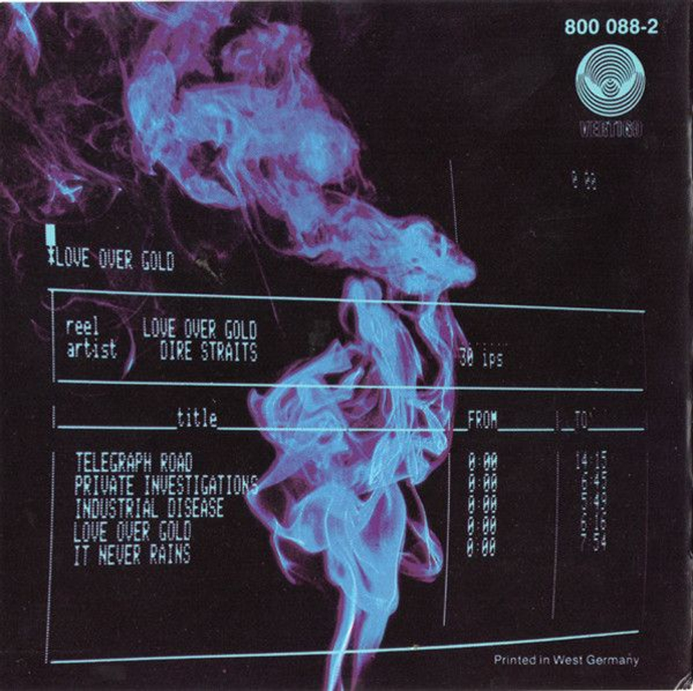 Dire Straits — Love Over Gold (CD)