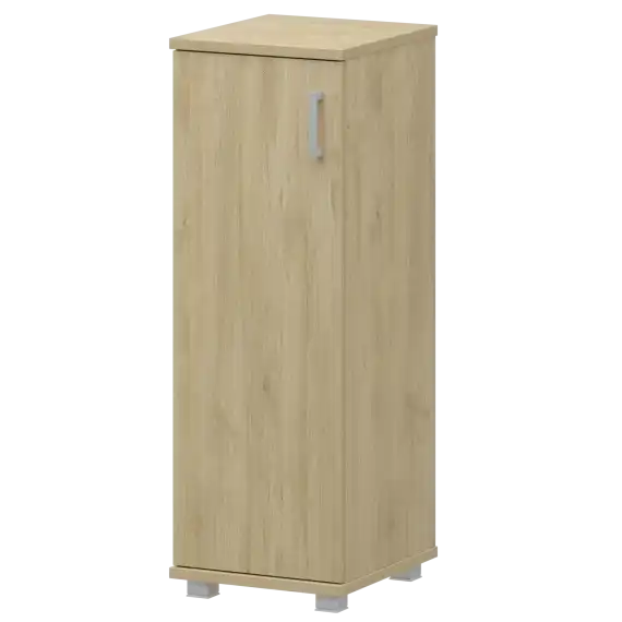 Стеллаж низкий узкий закрытый "НТ-440;НТ-601" 400x445x1280 Аргентум