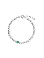 Браслет База с малахитом / Basic green