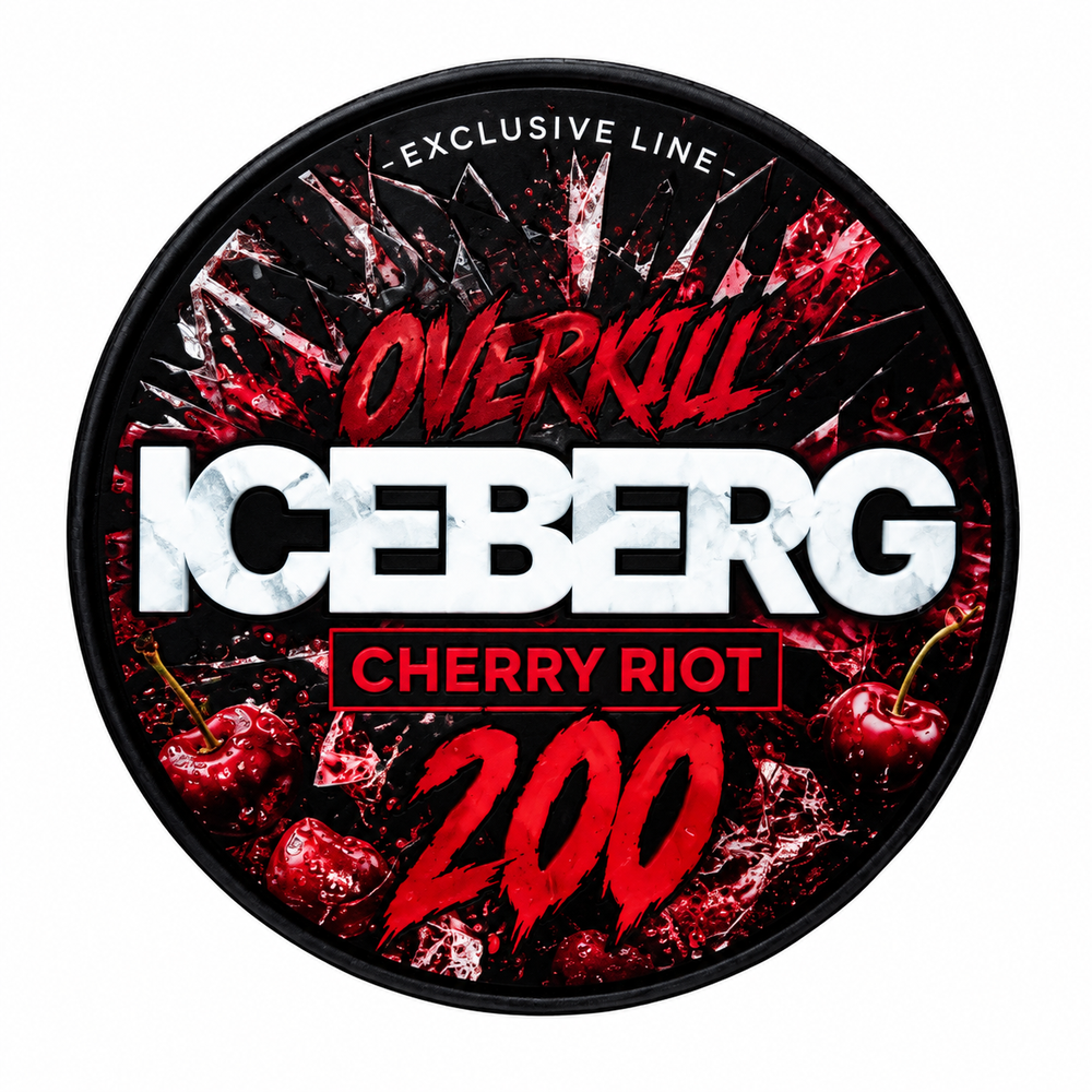 ICEBERG OVERKILL 200МГ - ВИШНЯ
