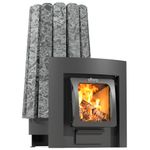 Дровяная банная печь Grill'D Cometa Vega 240 Long Max Stone (Серпентинит)