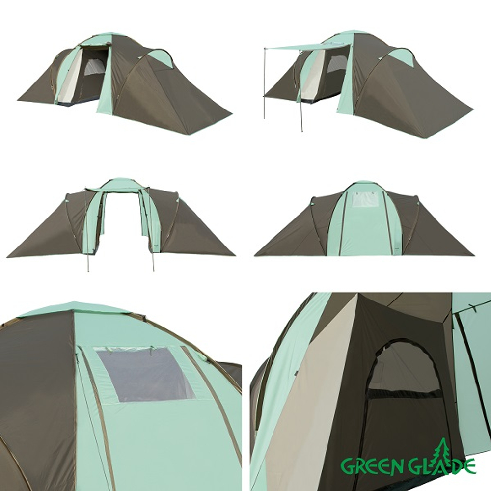 Палатка туристическая Green Glade Konda 6 местная