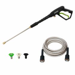 Мойка высокого давления GREENWORKS 1800Вт,140бар,420 л/час.,шланг7,6м (5106707)