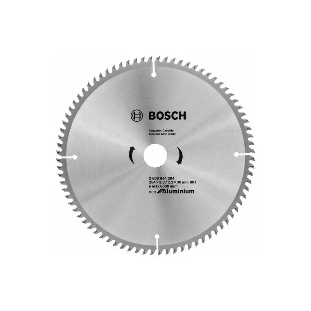 Пильный диск по алюминию 254x30x2,2 мм Eco for Aluminium BOSCH 2608644395