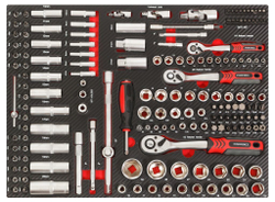 Набор инструментов ударных 21пр. 3/4''(6гр.) EVERFORCE EF-6212-5MPB