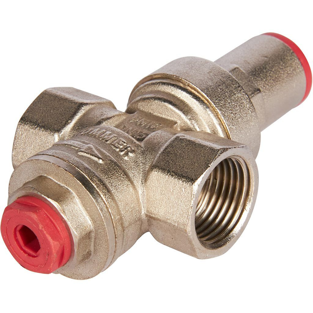Редуктор давления PN16 1/2" вн/вн с выходом под манометр ROMMER (RVS-0010-000015)