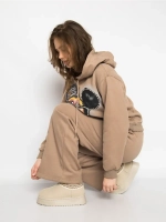 Спортивный костюм утепленный с капюшоном