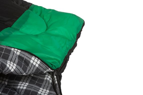 Спальный мешок INDI Maxfort Extreme L-zip от -27 °C (одеяло с подголовником, фланель, 195+35X85 см)