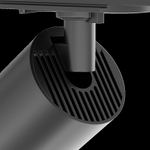 Трековый светильник Фокус Зум / Focus Zoom Unity 3000K 12Вт 15°-50°, TR021-1-12B3K-Z-B. TM Maytoni