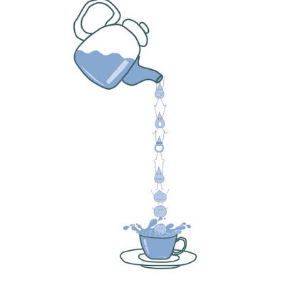 Вода из чайника