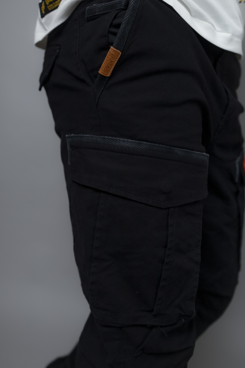 Карго брюки черные Yakuza Premium 3750