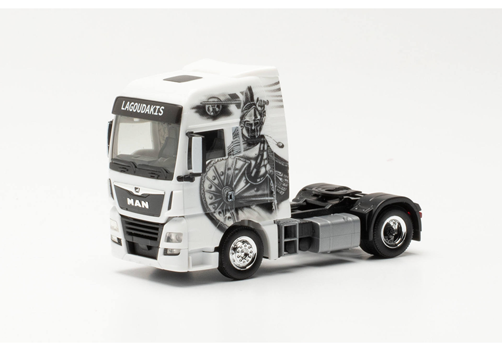 Тягач MAN TGX XXL „Lagoudakis 3 / Leonidas, König von Sparta“ (Бавария/Нюрнберг)