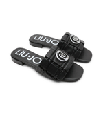 Шлепанцы кожаные astra 35 - slipper Liu Jo - черный(SA3019 EX014)