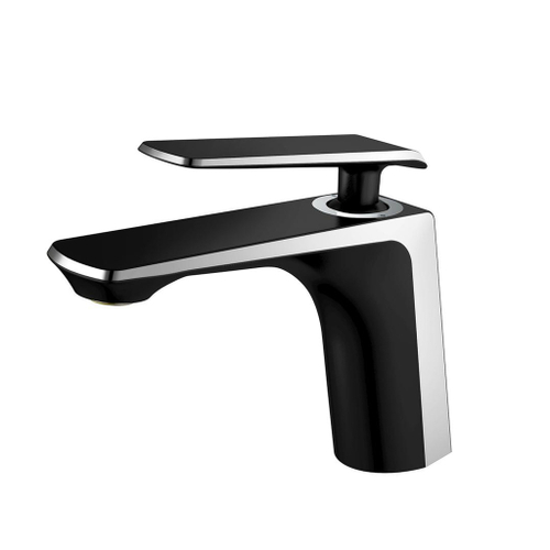 Смеситель для раковины 35к HB10548-7 HAIBA ЧЕРНЫЙ/ХРОМ
