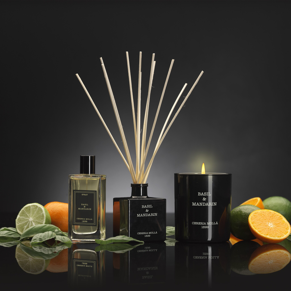 Диффузор CERERIA MOLLA Basil & Mandarin / Базилик и Мандарин 100 мл