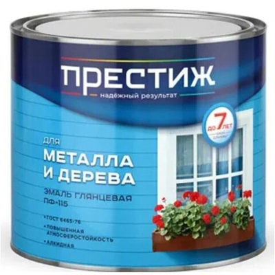 Эмаль Престиж ПФ-115, хаки, 1,9 кг