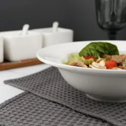 Тарелка глубокая 500 мл d 21 см h6,5 см белая фарфор P.L. Proff Cuisine [4]