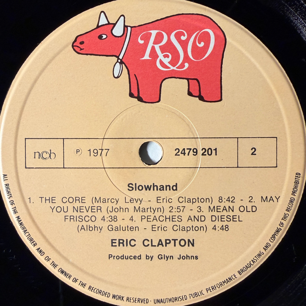 Eric Clapton - Slowhand (Скандинавия 1977г.)