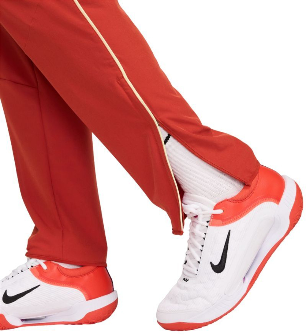 Мужские теннисные штаны Nike Court Advantage Dri-Fit Tennis Pants - красный