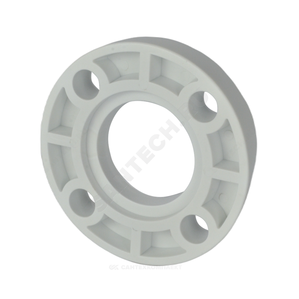 Фланец PP-R белый Ду 80 Ру25 для бурта PP-R Дн 90 VALFEX 10188090