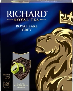 Richard Роял Эрл Грей Чёрный чай, 100 пак. Ричард