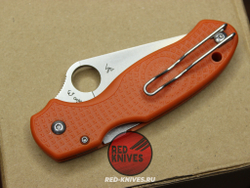 Нож Spyderco Para 3 LTW - рукоять оранж, клинок сатин RK-527