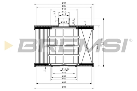 BREMSI - FE0041-BMS - Fuel Filter