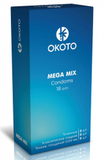 Презервативы OKOTO Mega Mix - 18 шт.