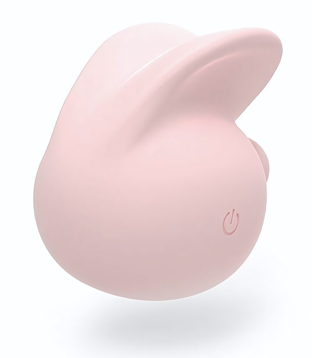 Розовое яичко-зайчик Bunny Vibro Egg (Цвет: розовый)
