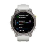 Умные часы Garmin Epix (Gen 2), 47mm, Sapphire Titanium White (010-02582-21)