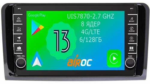 Магнитола для Mercedes-Benz ML (W164), GL (X164) 2005-2012 - Airoc AB-2504 (кнопки и крутилки), Android 13, Быстрая, SIM-слот, CarPlay