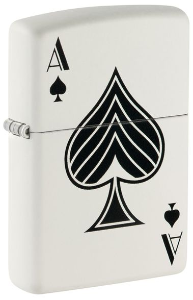 Цена наЗажигалка ZIPPO с покрытием White Matte, латунь/сталь, белая, матовая