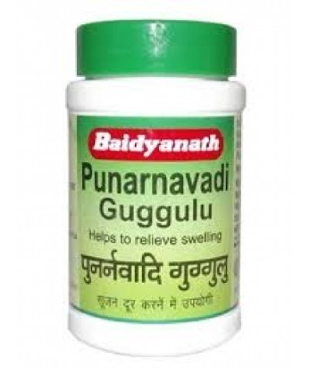 Baidyanath Punarnavadi Guggulu Пунарнавади Гуггул, 80 таб