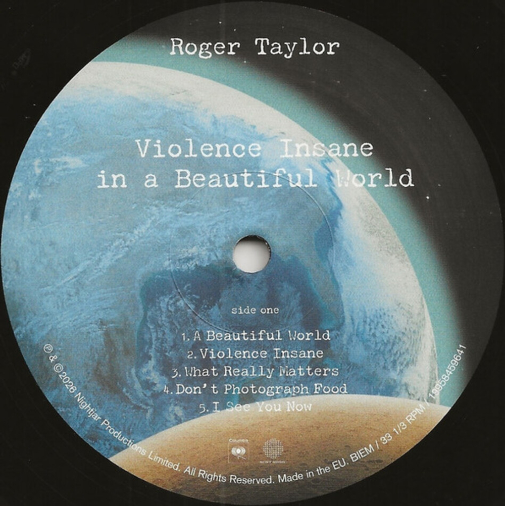 Roger Taylor / Violence Insane In A Beautiful World (LP)