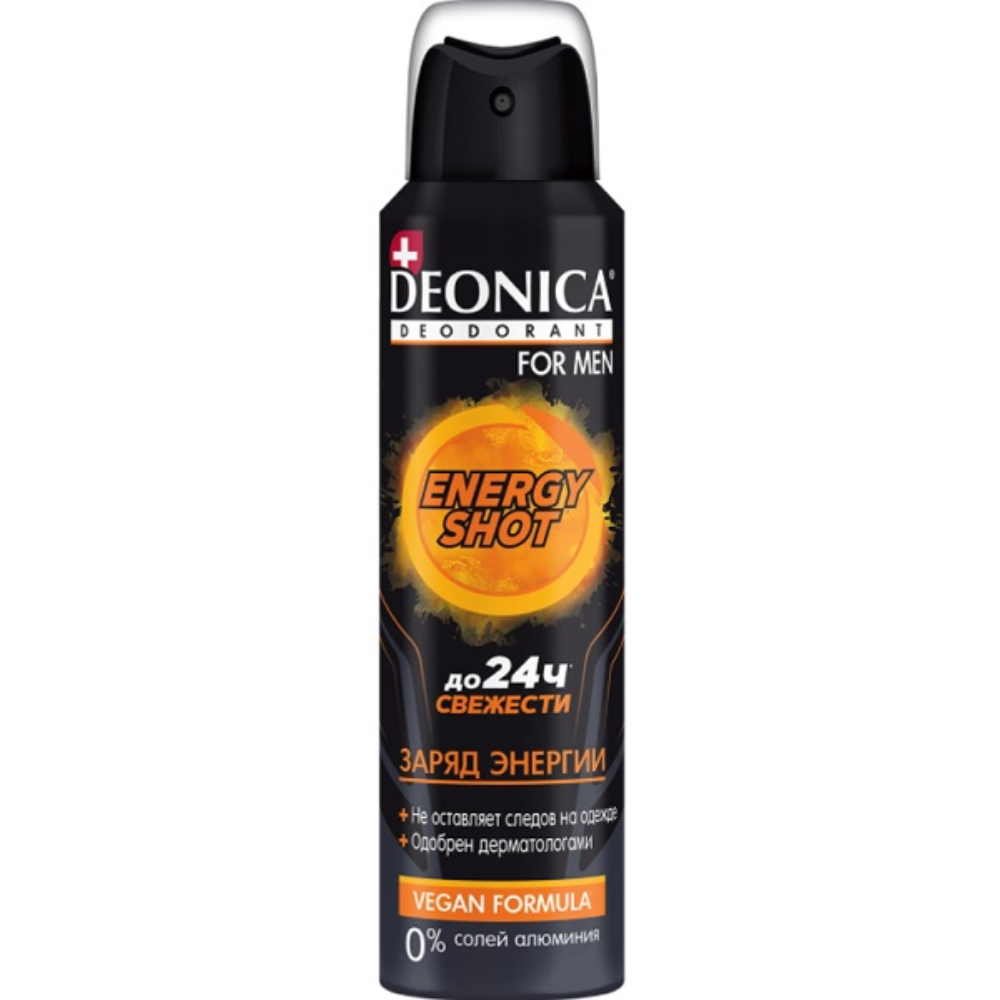 Антиперспирант Deonica For men Energy Shot 150 мл