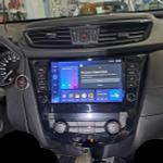 Магнитола для Nissan X-Trail T32, Qashqai J11 2014-2022 (климат, рамка большая с кнопками) - Teyes CC2 PLUS монитор 9" QLED, Android 10, Быстрая, SIM-слот