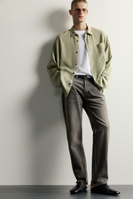 РУБАШКА RELAXED FIT ИЗ СТРУЯЩЕЙСЯ ТКАНИ — ZARA · 5566/150
