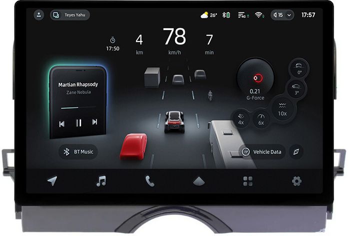 Магнитола для Toyota Mark X 130 2009-2019 - Teyes CC4-PRO монитор 13" 2K QLED на Android 13, Быстрейшая, Snapdragon 778G, ИИ, CarPlay, DSP, 4G SIM-слот