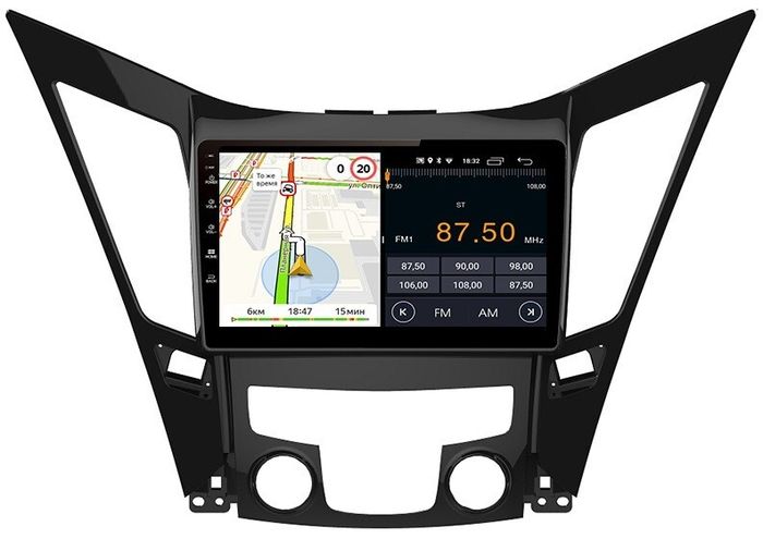 Магнитола для Hyundai Sonata 2010-2013 (YF) - Parafar PF310FHD на Android 13, CarPlay, 4G SIM-слот