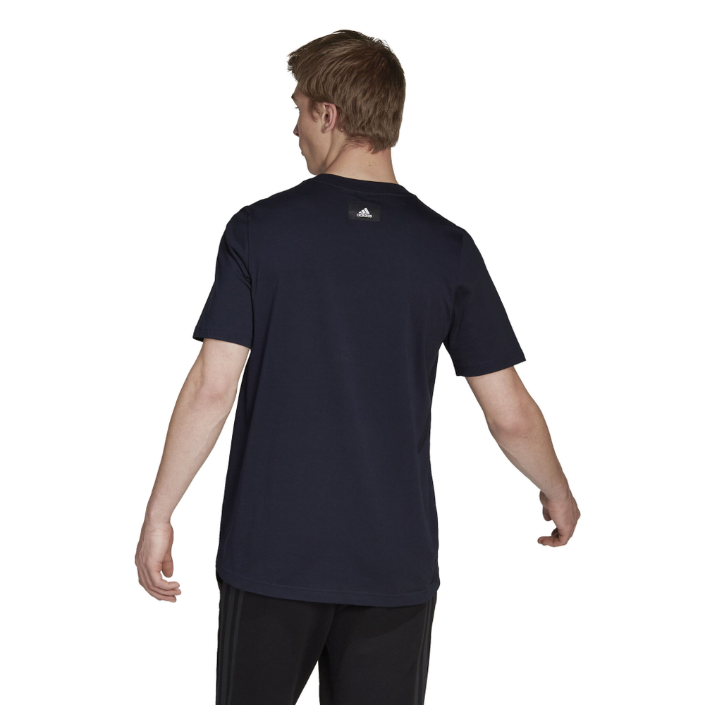 Мужское теннисное поло adidas Future Icon 3BAR T-Shirt Men - Blue, White