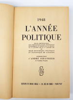 "Lanne politique, conomique, sociale et diplomatique en France